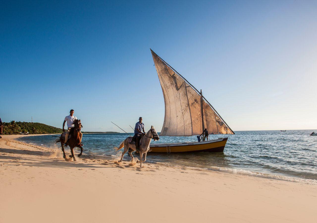 Anantara Bazaruto Island Resort Dhow and Horses