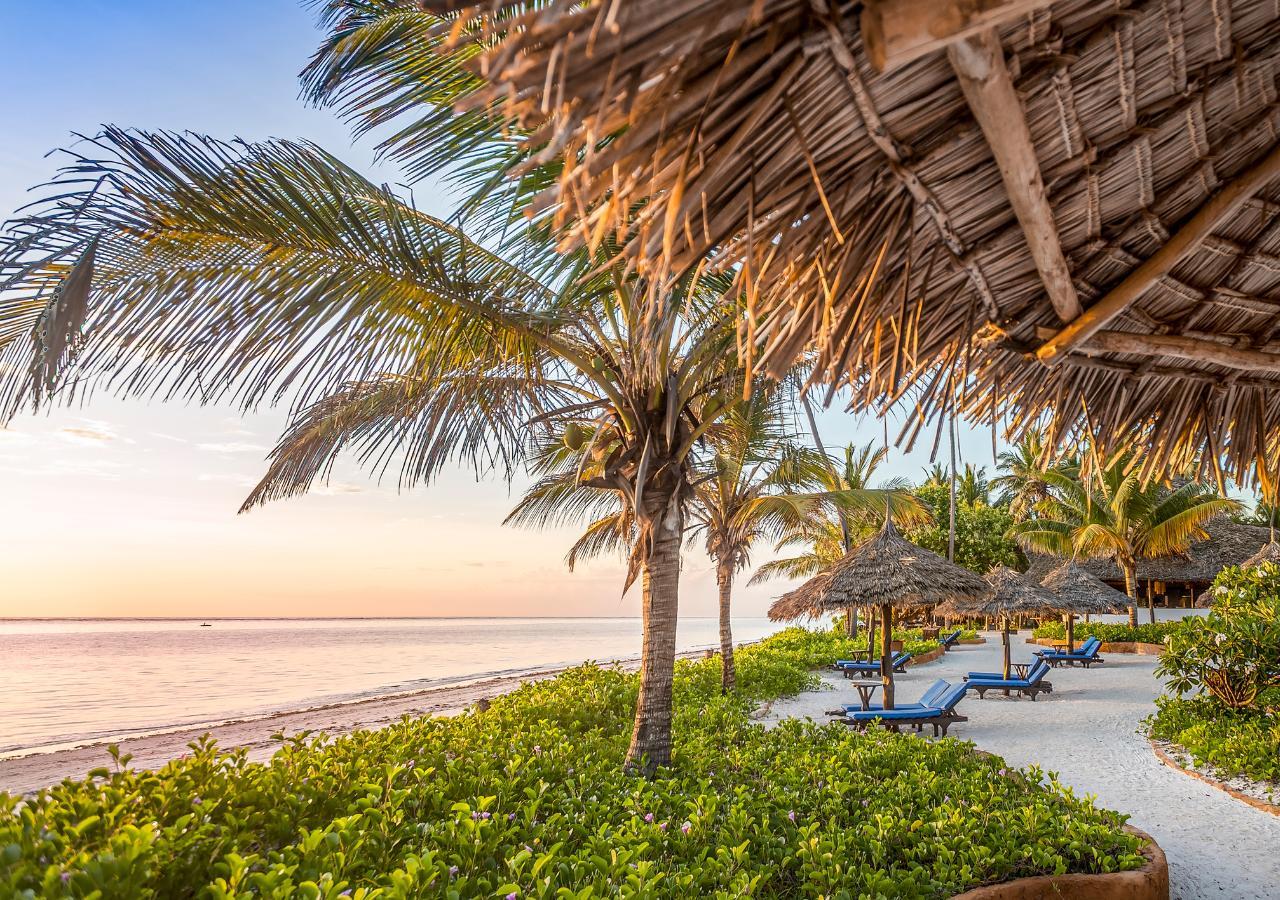 beach front in Zanzibar