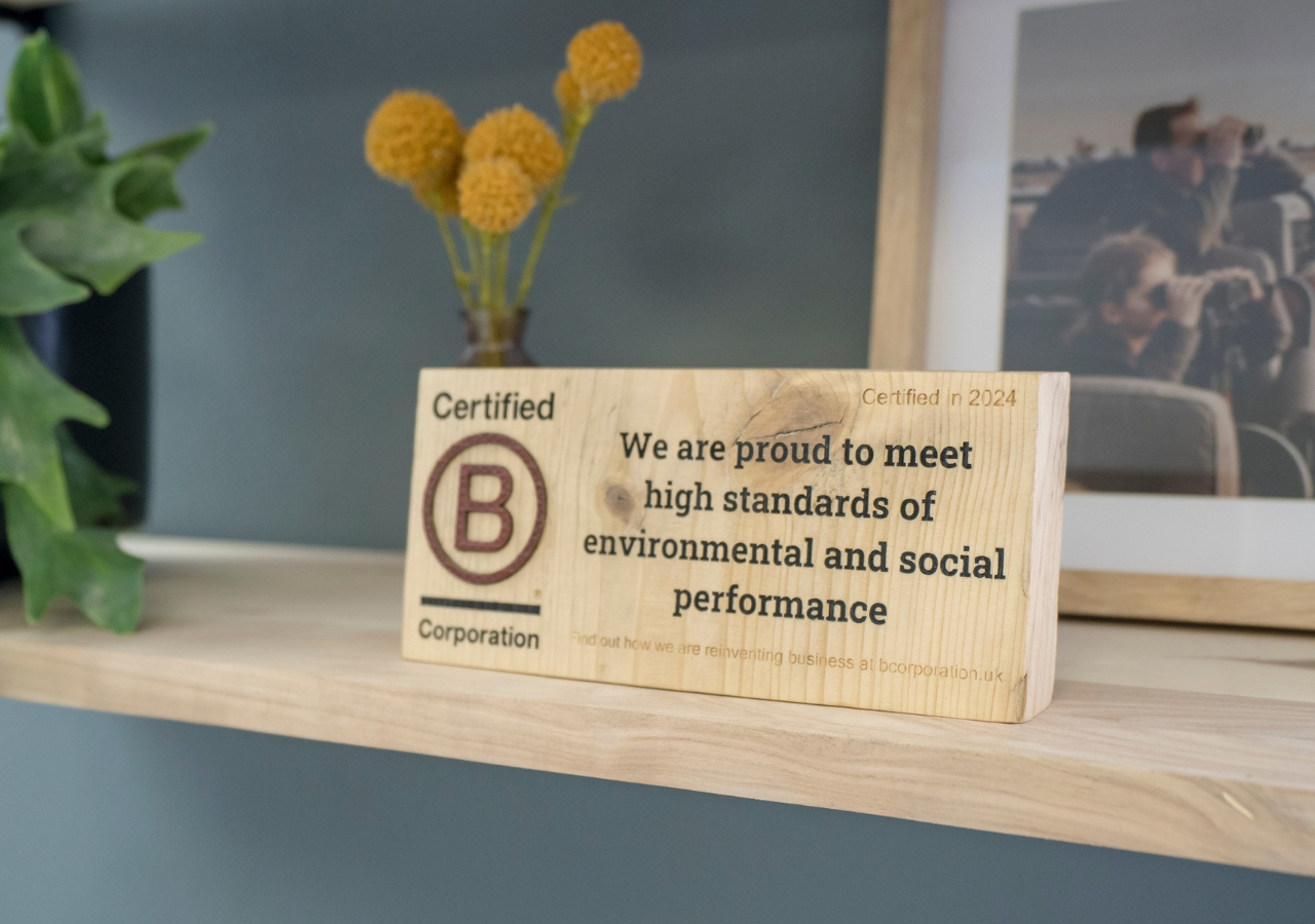 Mahlatini's Certified B Corp™ Wooden Sign