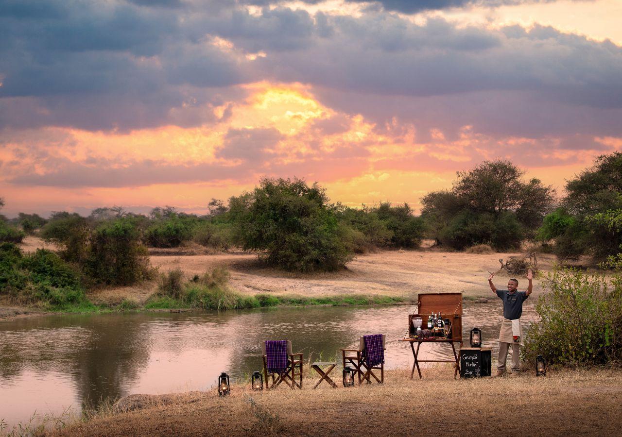 Riverside Martini Bar in Serengeti