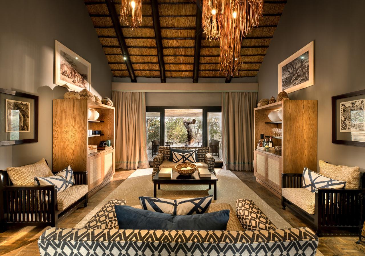 Family Suite Lounge at Phinda Mountain Lodge