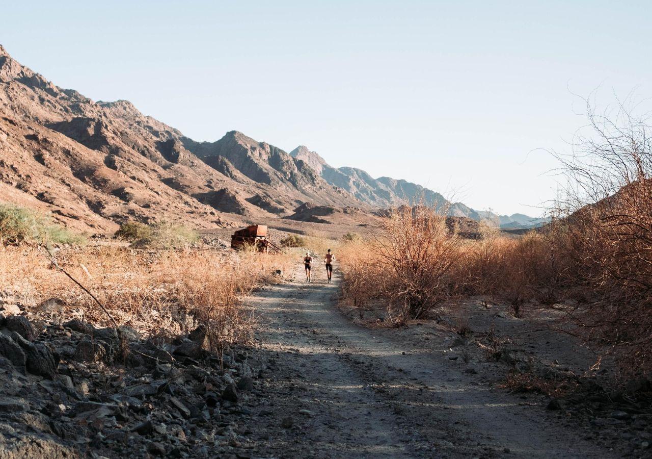 Jamie-Lee on a trail run
