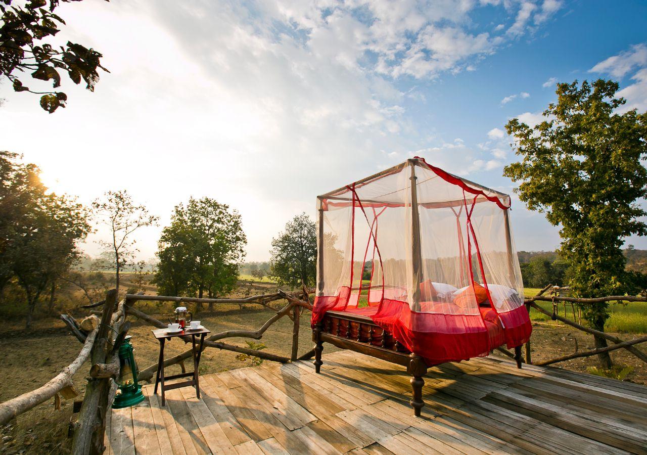 Jamtara Wilderness Camp Star Bed