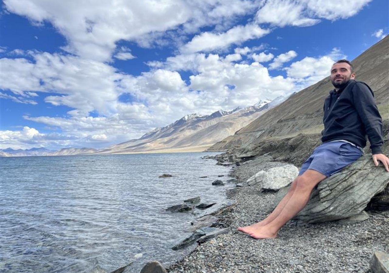 Michael by a Lake