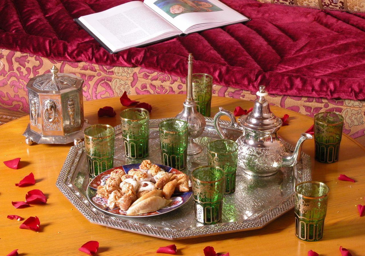 Tray of Food in Morocco