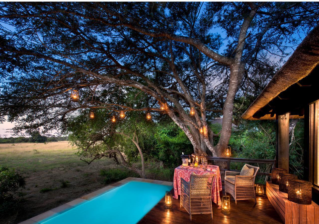 Private plunge pool at Phinda Vlei Lodge in South Africa