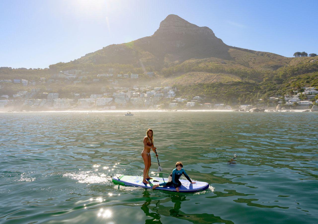 SUPing in Cape Town
