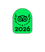 Trip Advisor Awards badge - white reassurance logo