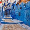 Blue washed streets Chefchaouen