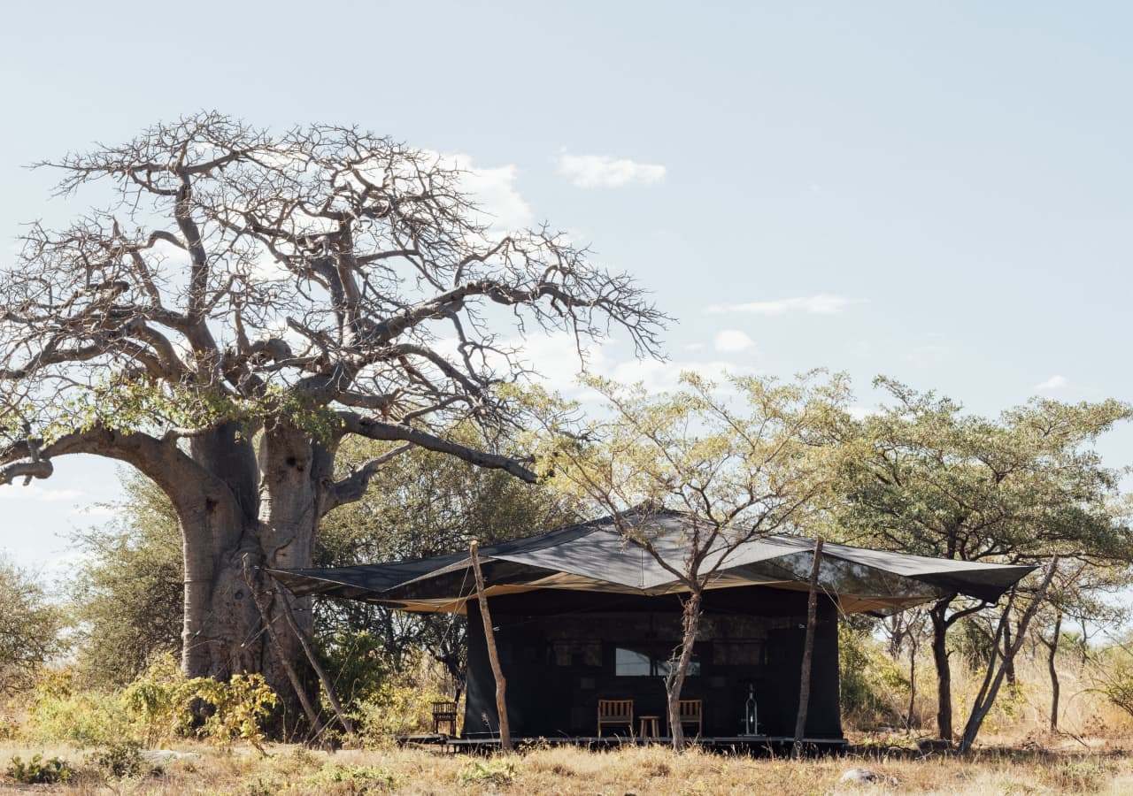 Asilia Africa Usangu Expedition Camp Guest tent exterior