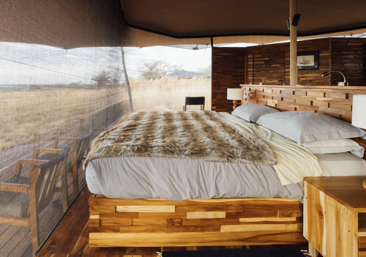 Asilia Africa Usangu Expedition Camp Master bedroom