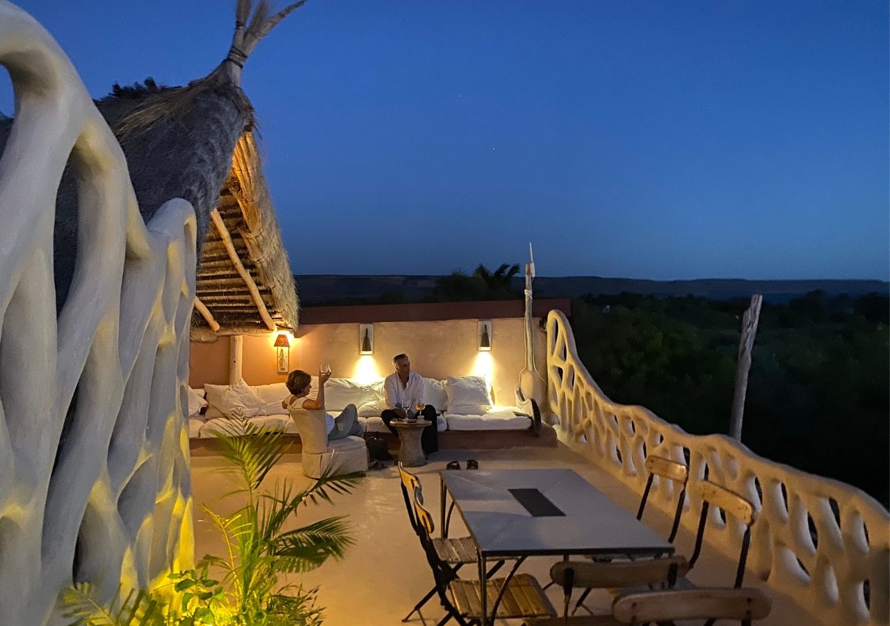 Bakuba Lodge Veranda