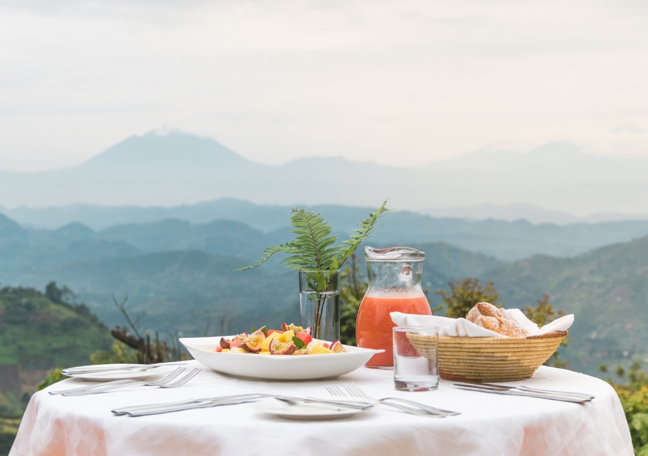 Breakfast Clouds Mountain Gorilla Lodge