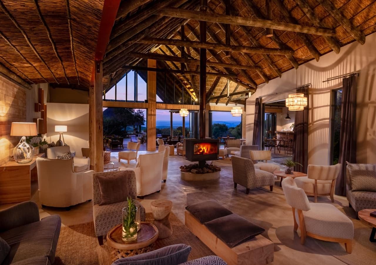 Bukela Game Lodge Lounge