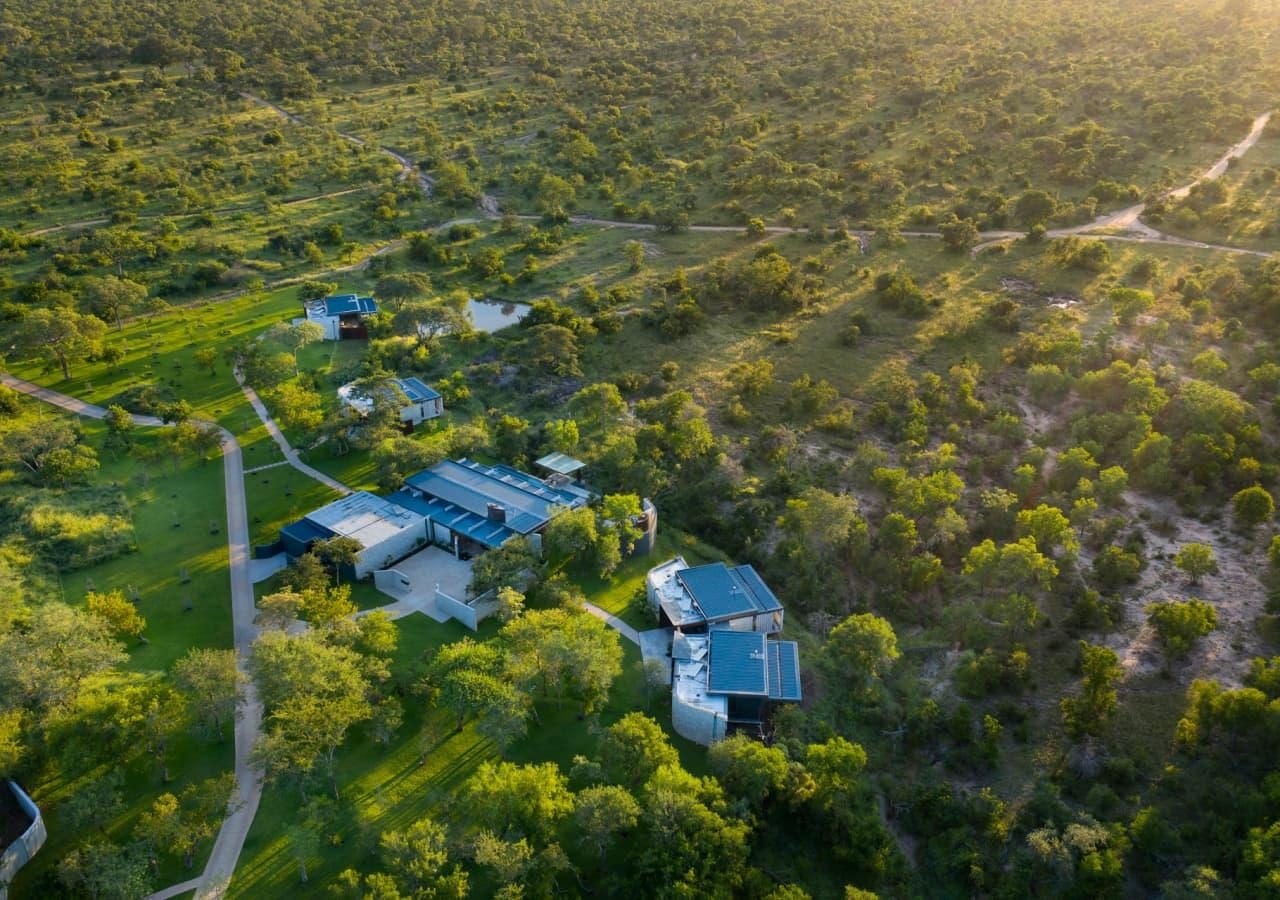 Cheetah Plains Karula House Aerial Image