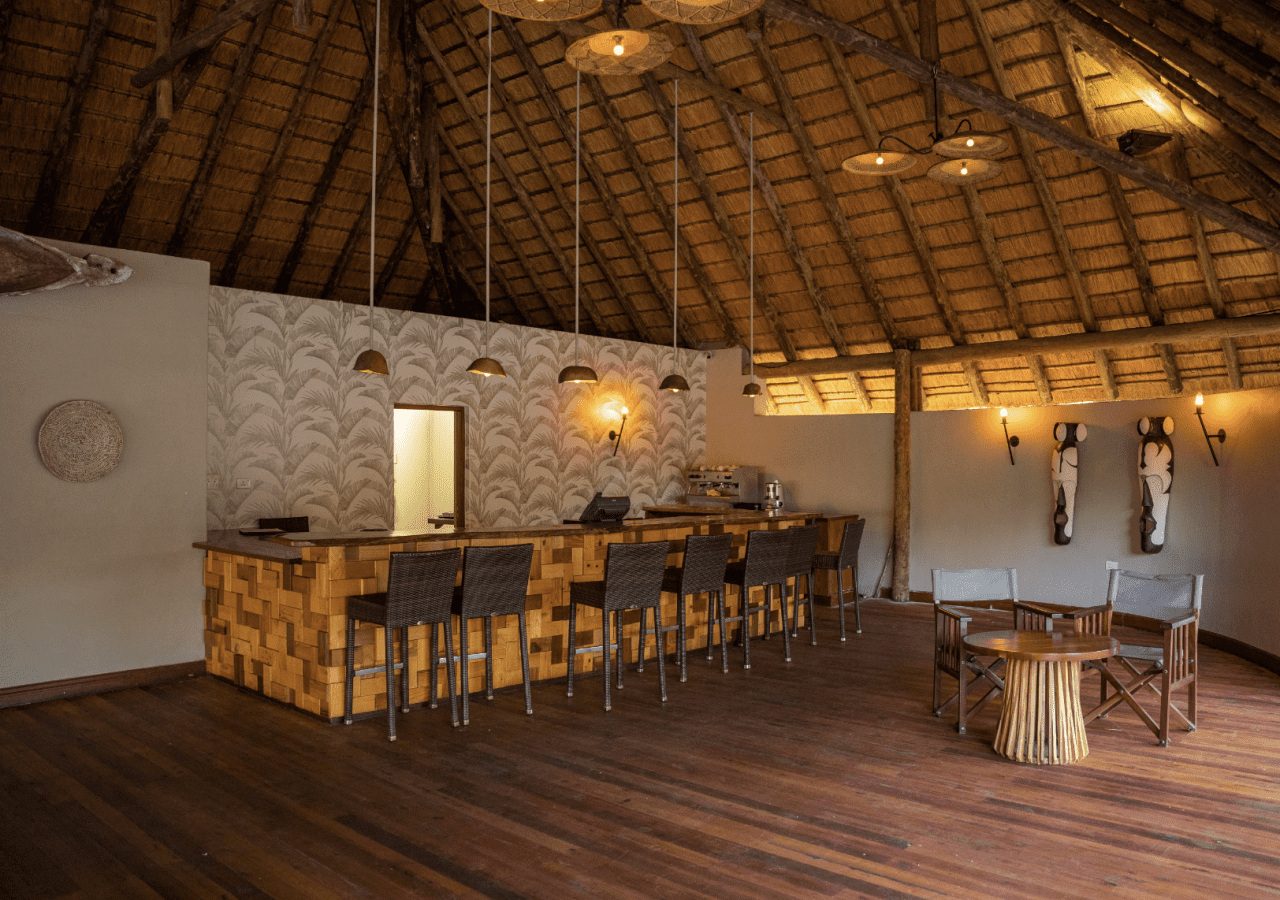 Chobe Bush Lodge main area