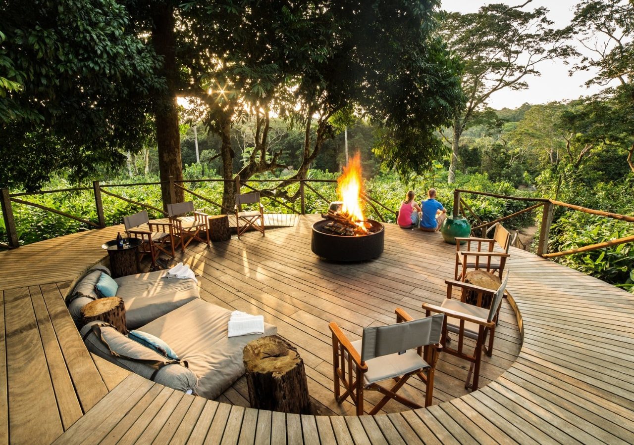 Congo Immersive accomodations heart of rainforest Ngaga