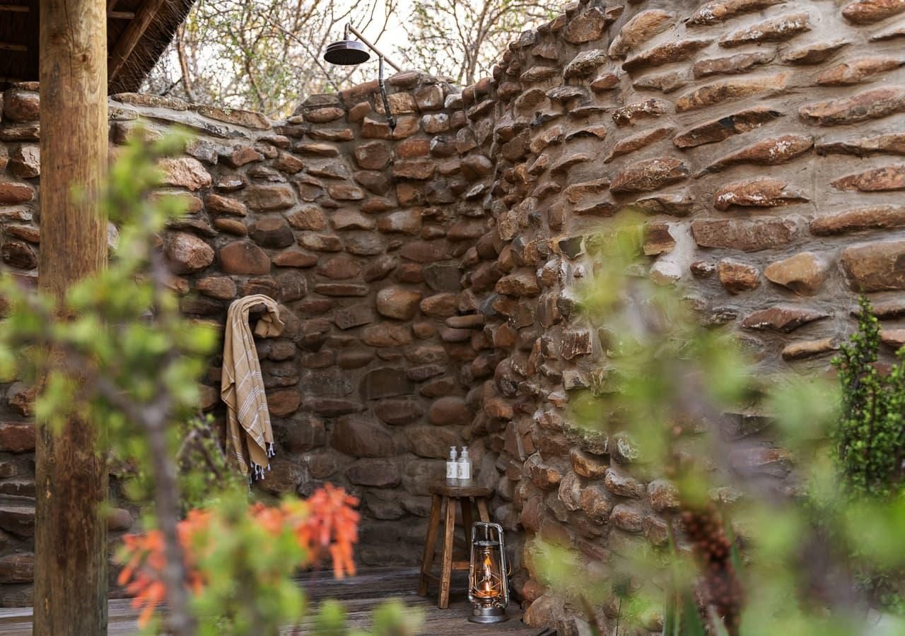 Great Fish River Lodge outdoor shower