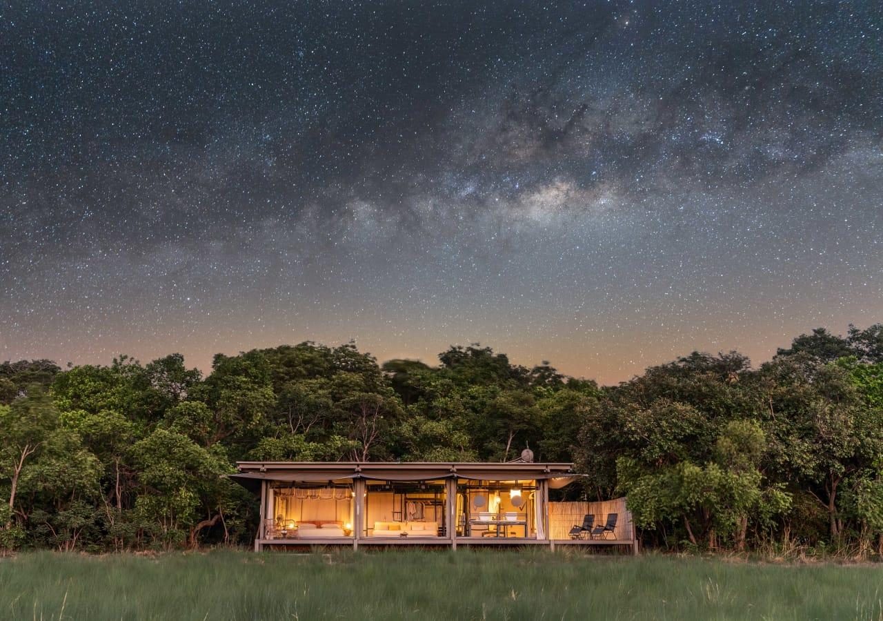 King Lewanika Luxury Safari Tent exterior