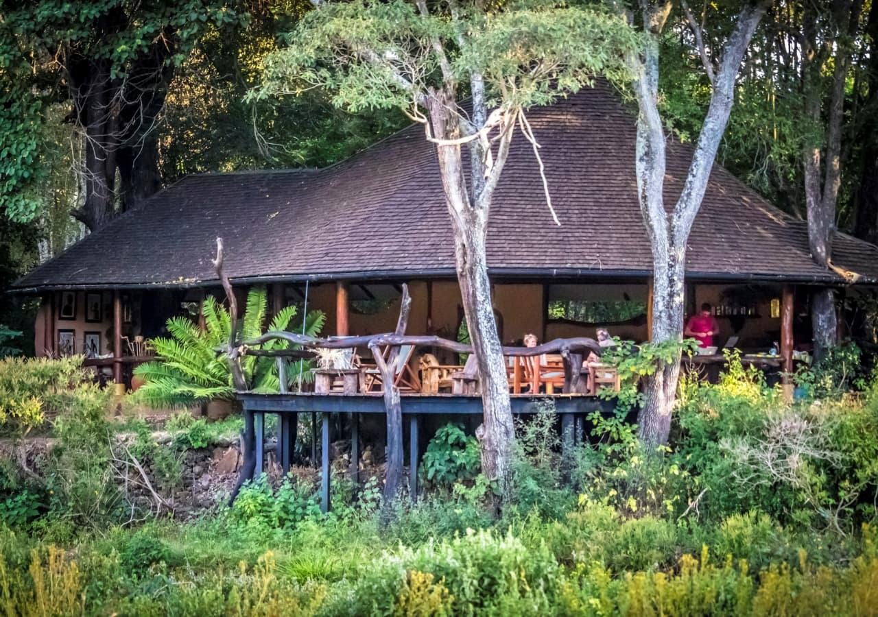 Kitich Camp Exterior View Of The Lounge Verandah