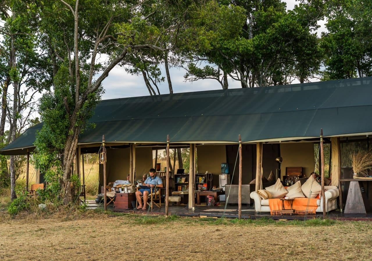 Lemala Mara Ndutu tent exterior