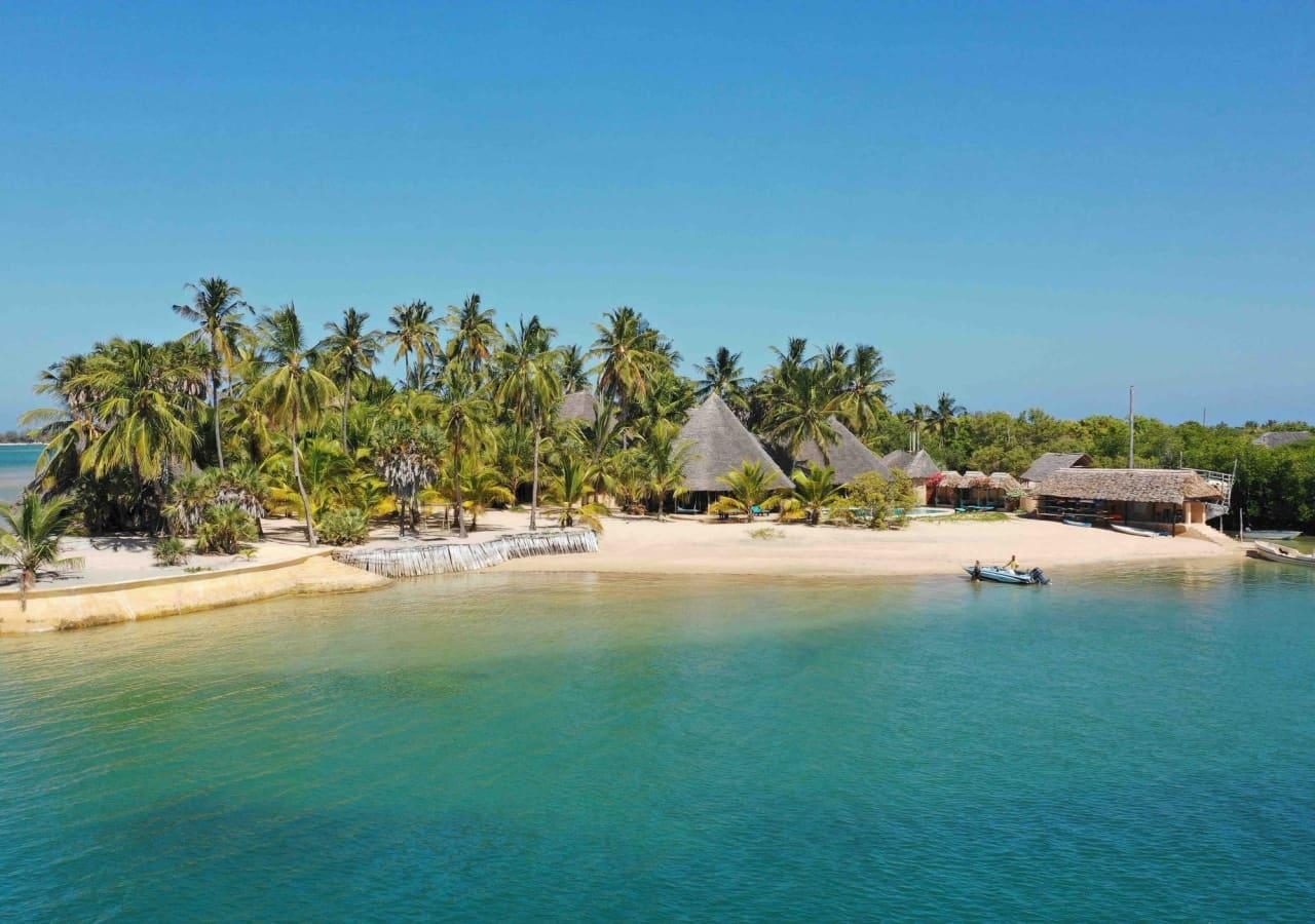 Manda Bay Aerial view