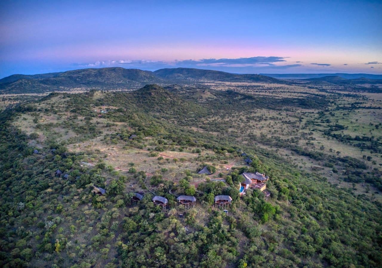 Mbali Mbali Soroi Serengeti aerial view