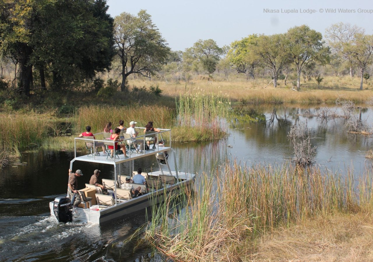 Nkasa Lupala Lodge Boat