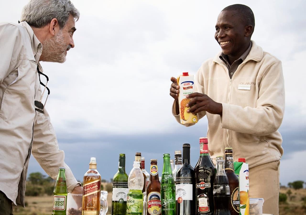 Olakira Camp sundowners