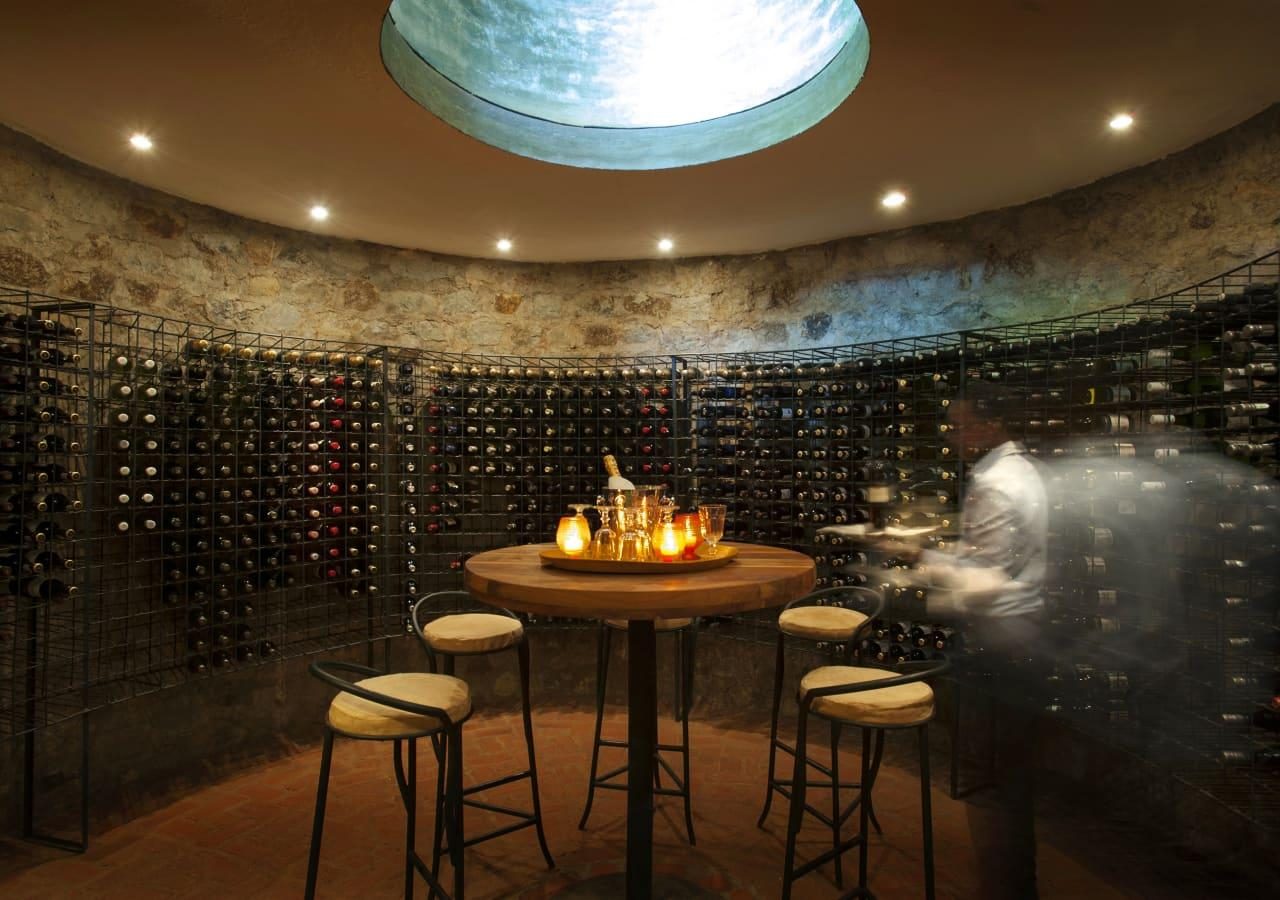 Plantation Lodge wine cellar