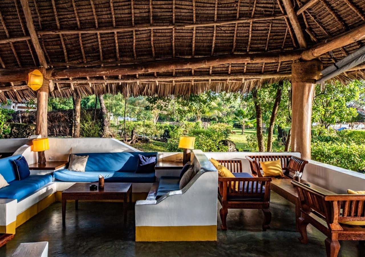 Pongwe Beach Hotel main lounge area