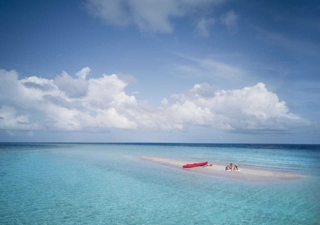 Ritz Carlton maldives private sandbank