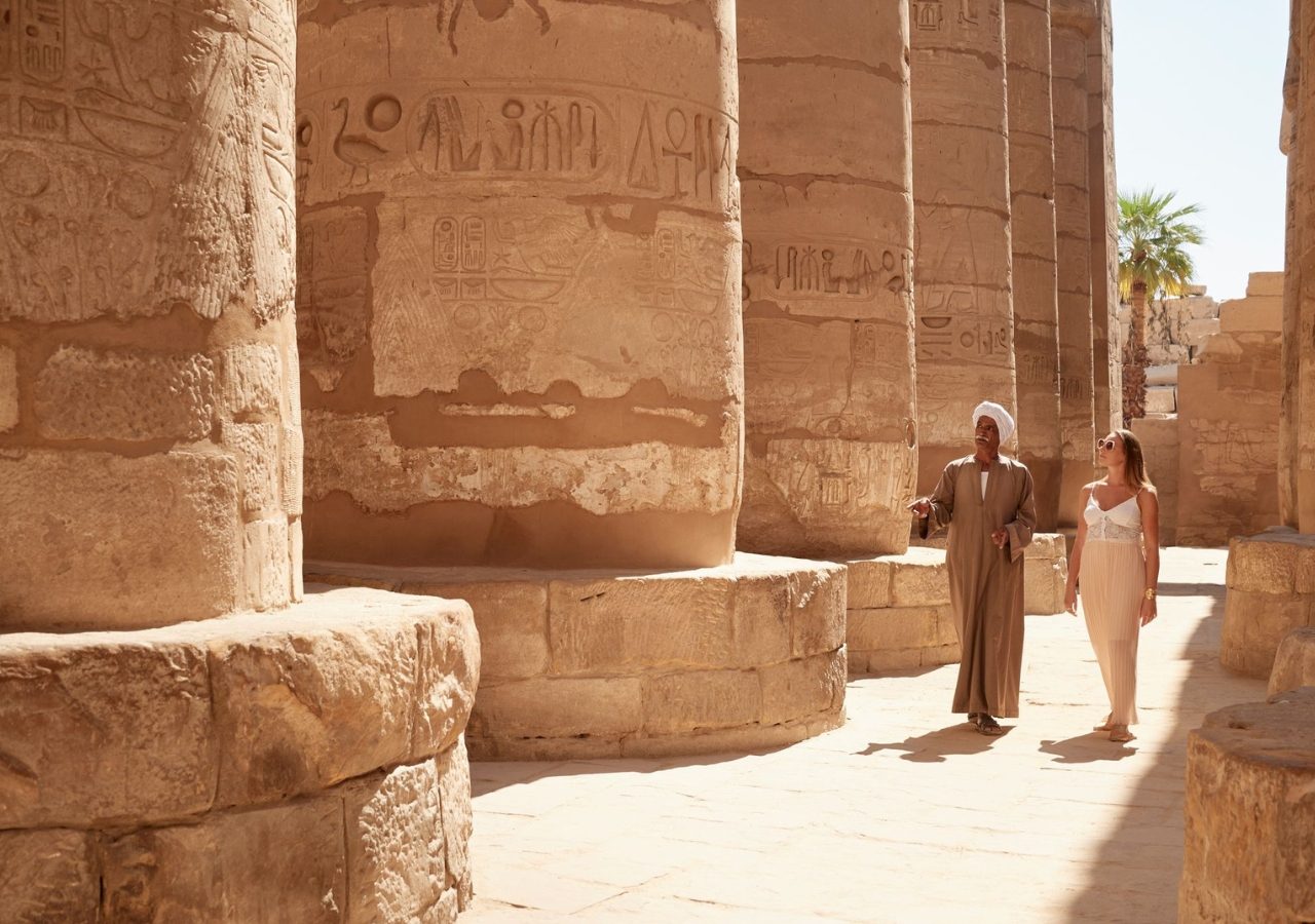 Sanctuary Nile Adventurer Guided visit of Karnak Temple