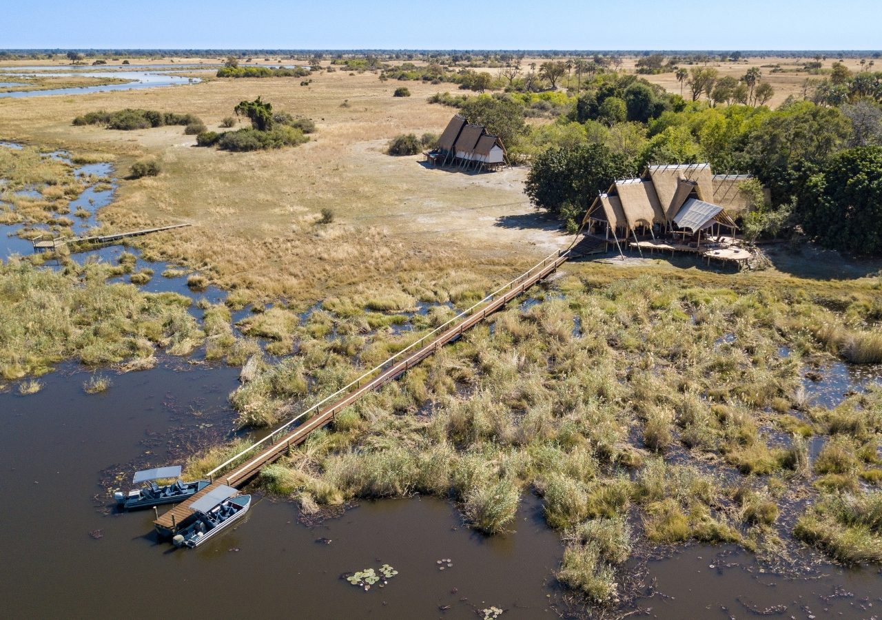 Selinda Camp Aerial View