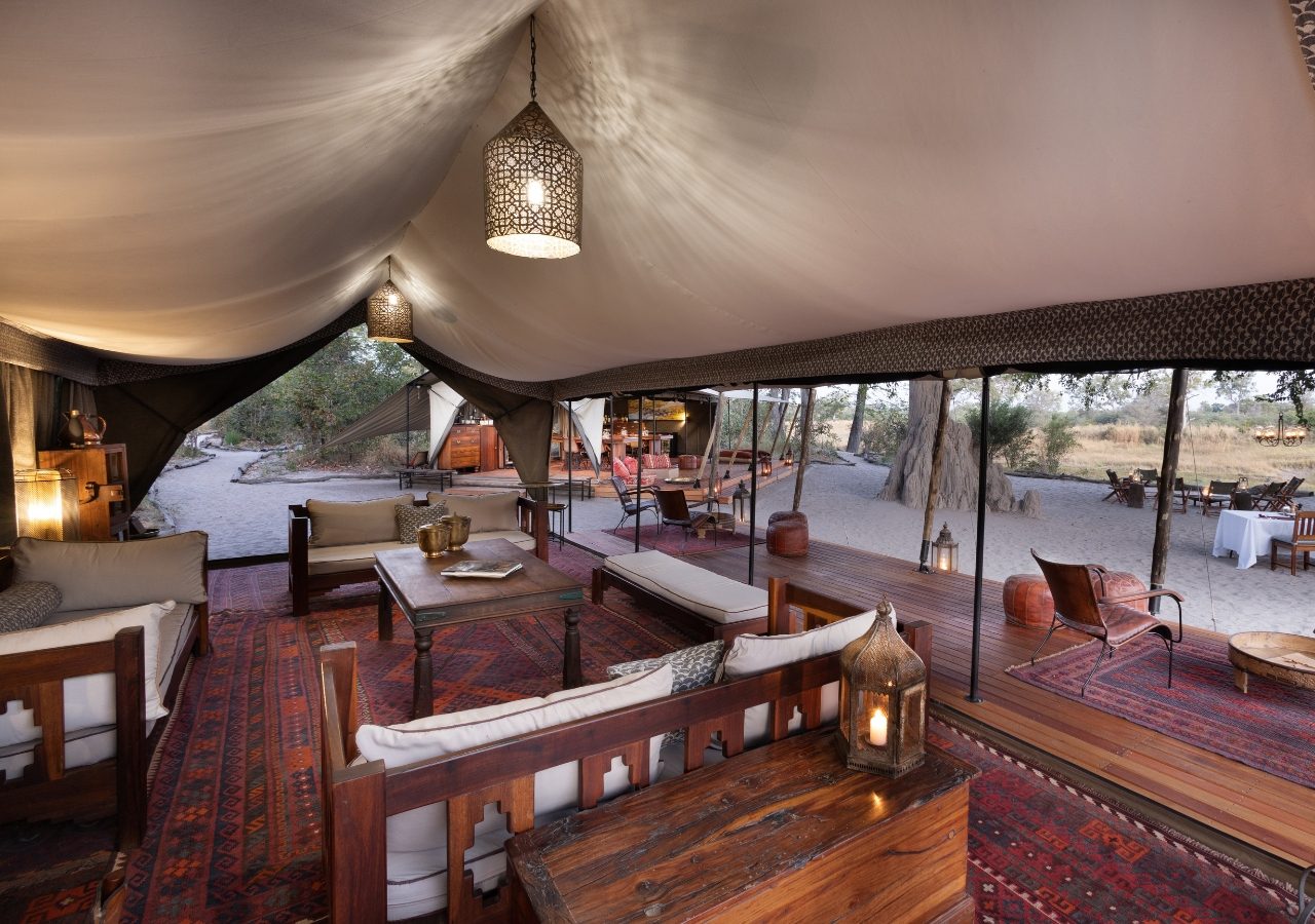 Selinda Explorer Camp Tented Lounge