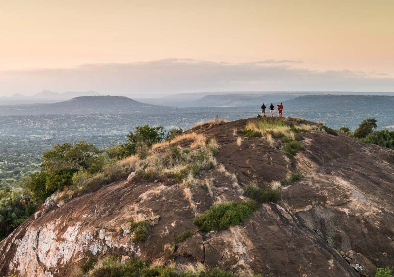 Siruai Mobile Camp panoramic views over the Laikipia Plateau