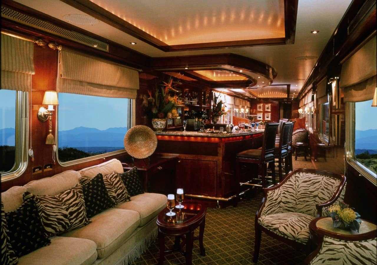 The Blue Train lounge car