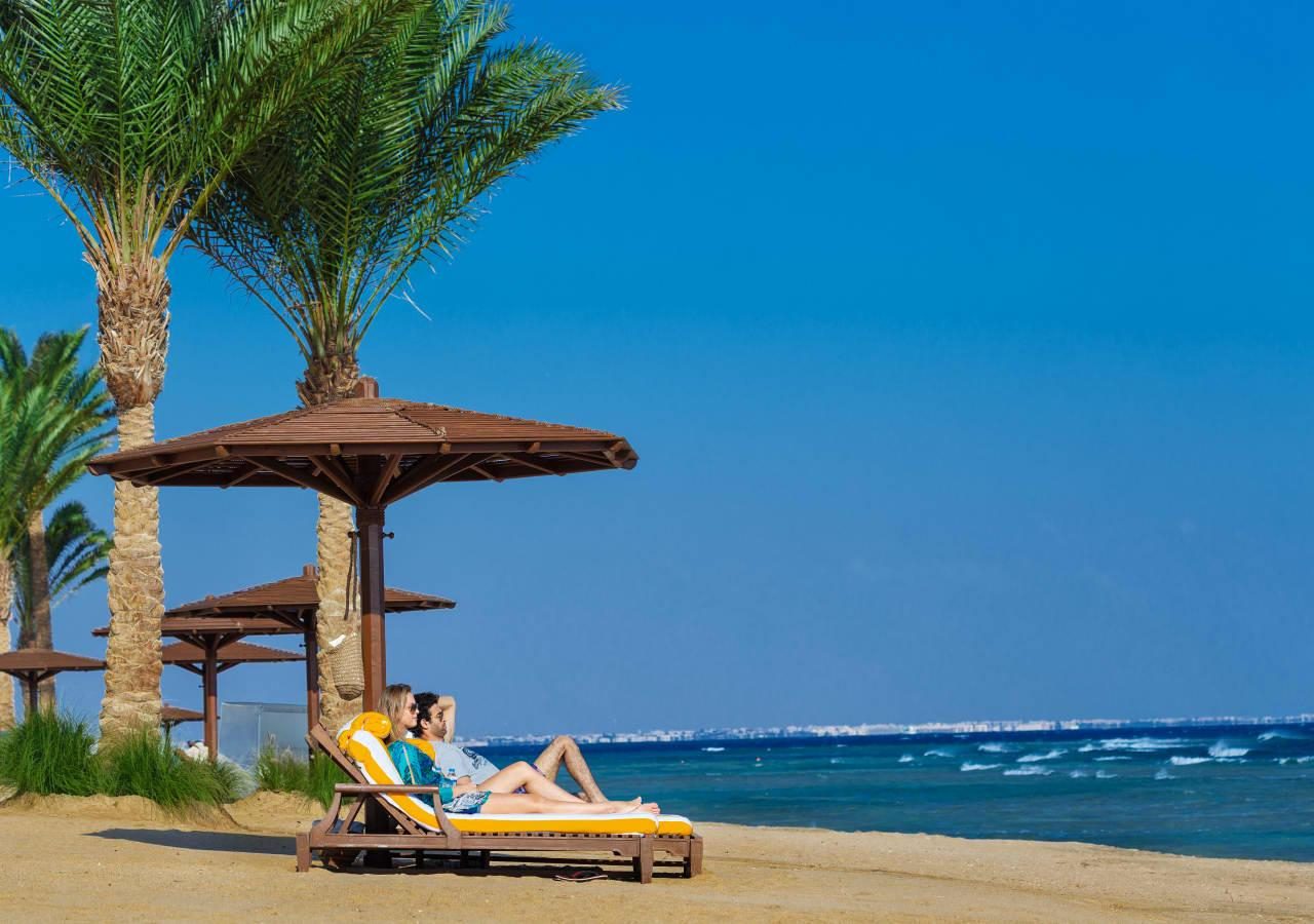 The Oberoi Beach Resort Sahl Hasheesh beach