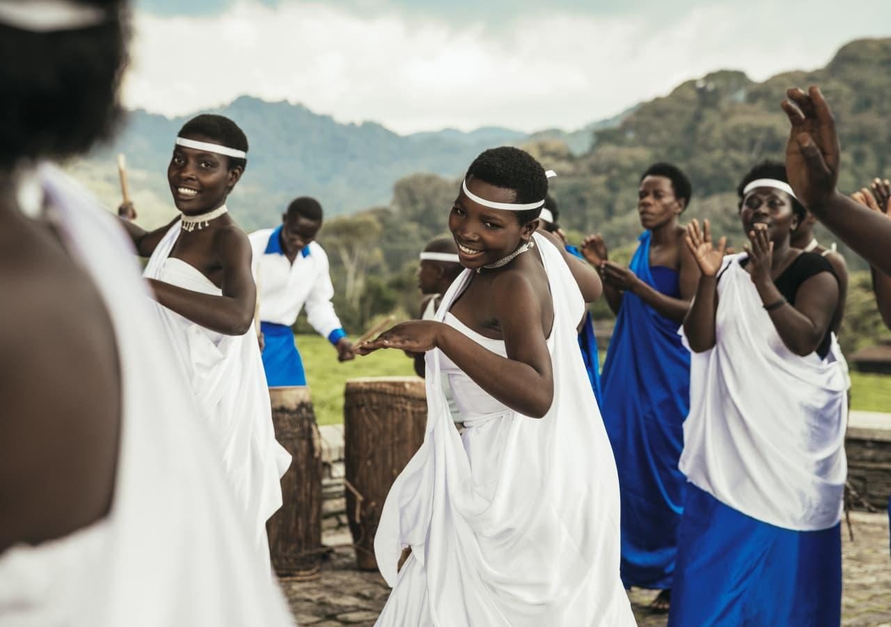 Traditional dancing Nyungwe House