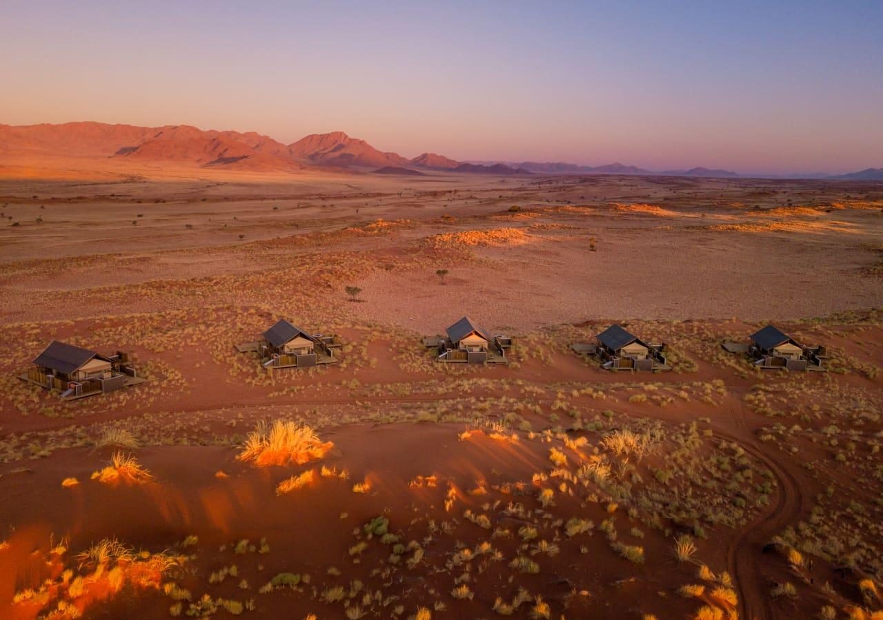 Wolwedans Dune Camp aerial view