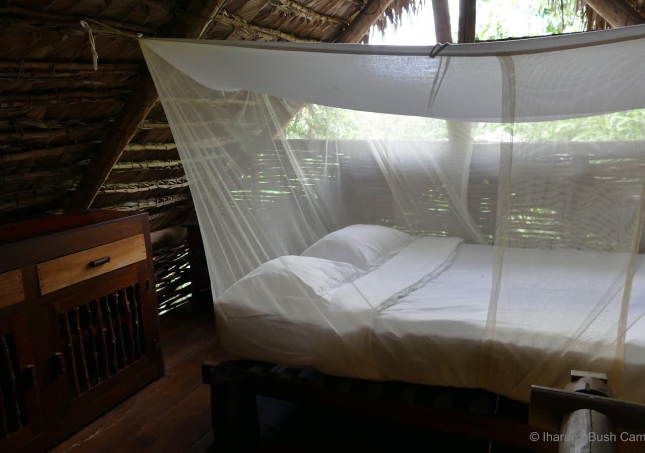 A guest cabana iharana bush camp