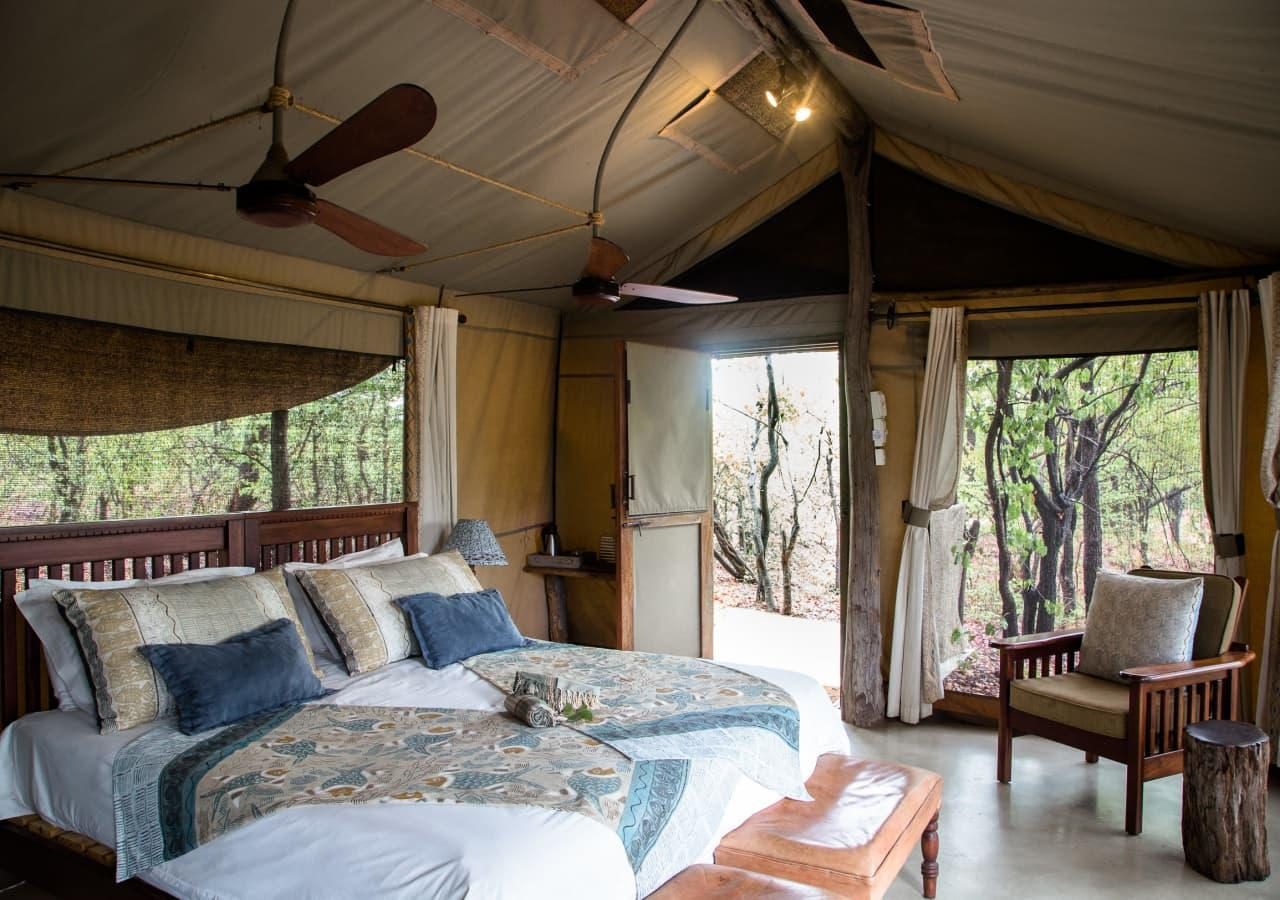 Changa safari camp deluxe tent 1280