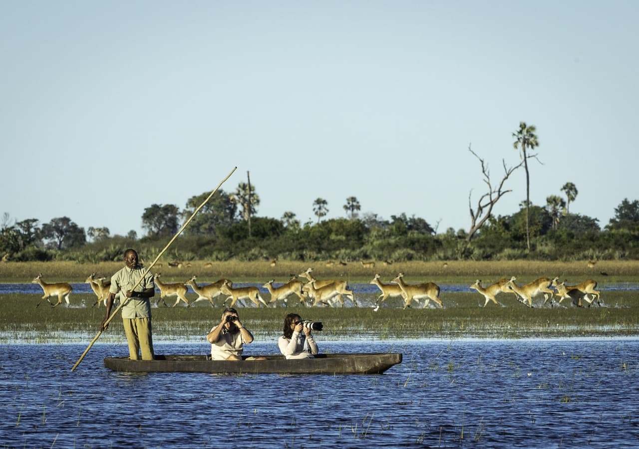 Jao camp okavango delta mokoro ride 1280