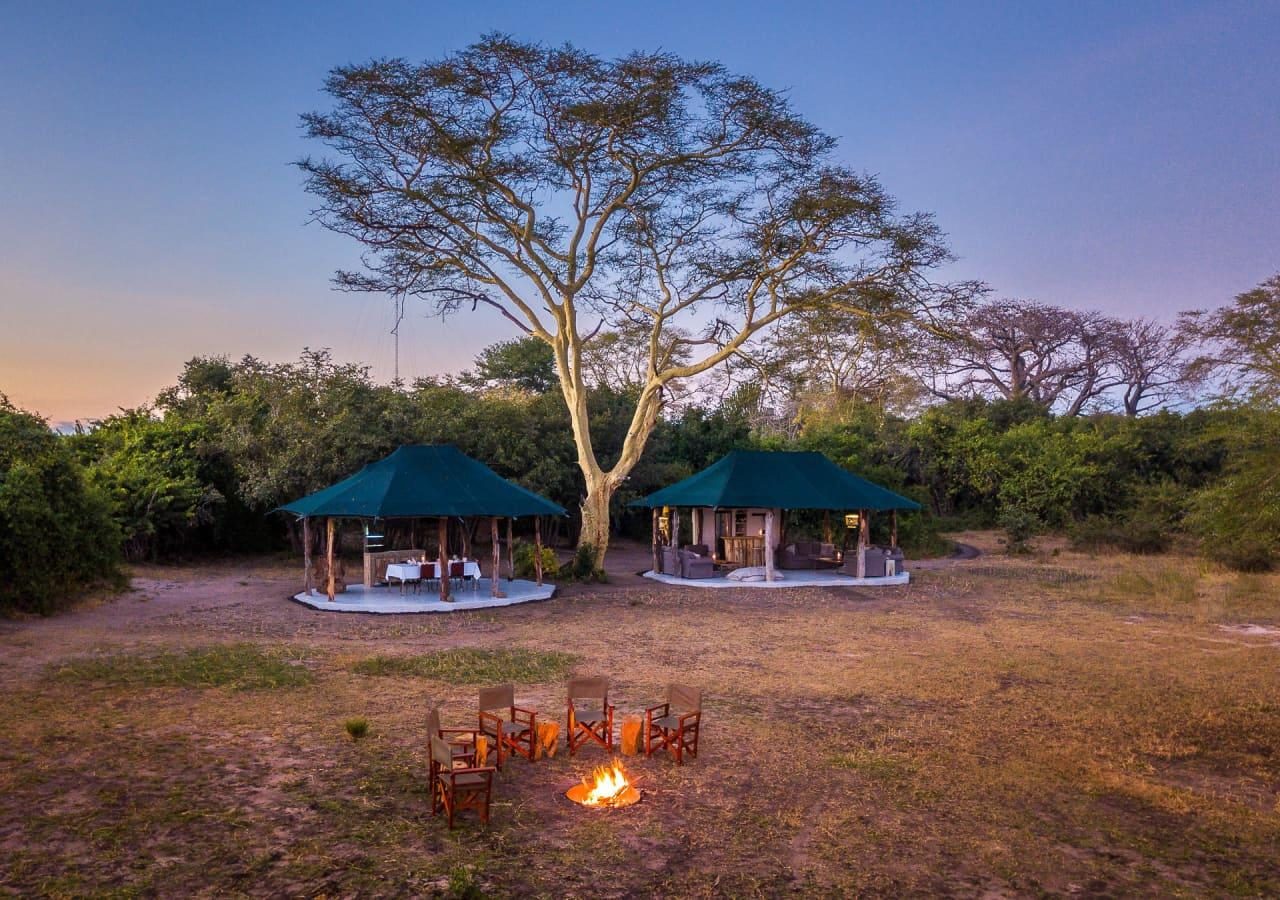 Kuthengo camp main area