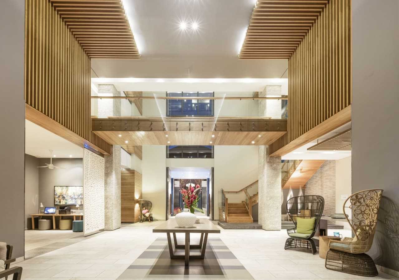 Lobby and reception area