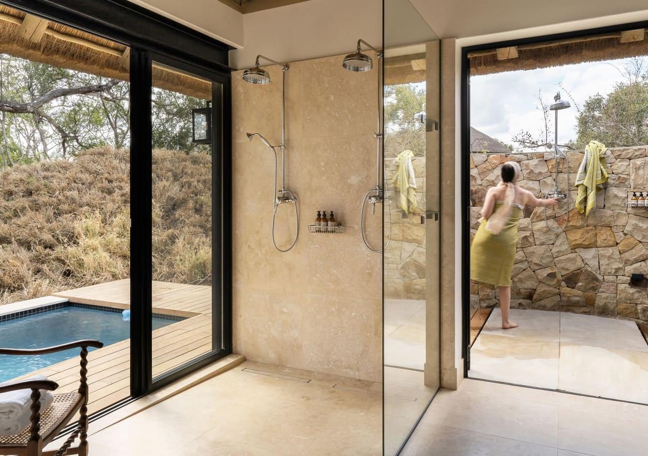 Monwana outdoor shower