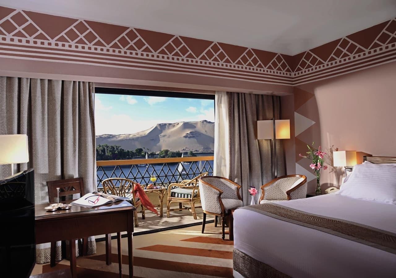 Movenpick resort aswan bedroom interior