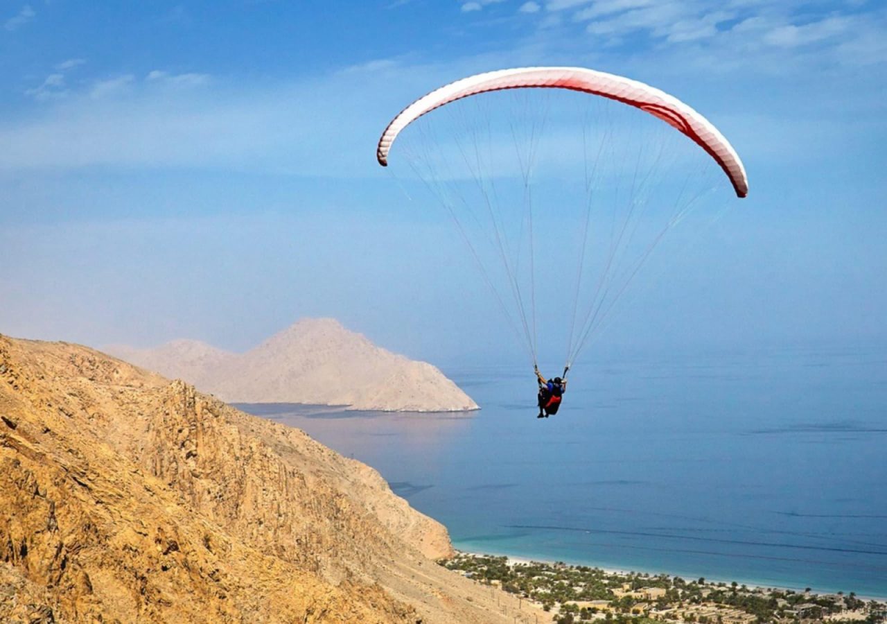 Paragliding six senses