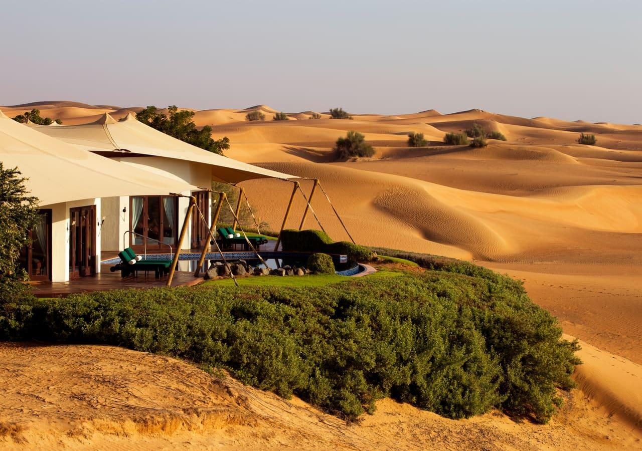 Room exterior al maha desert resort