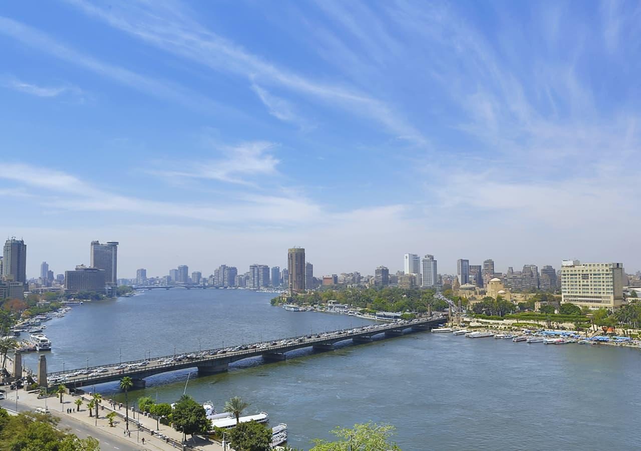 The nile ritz carlton cairo view from royal suite